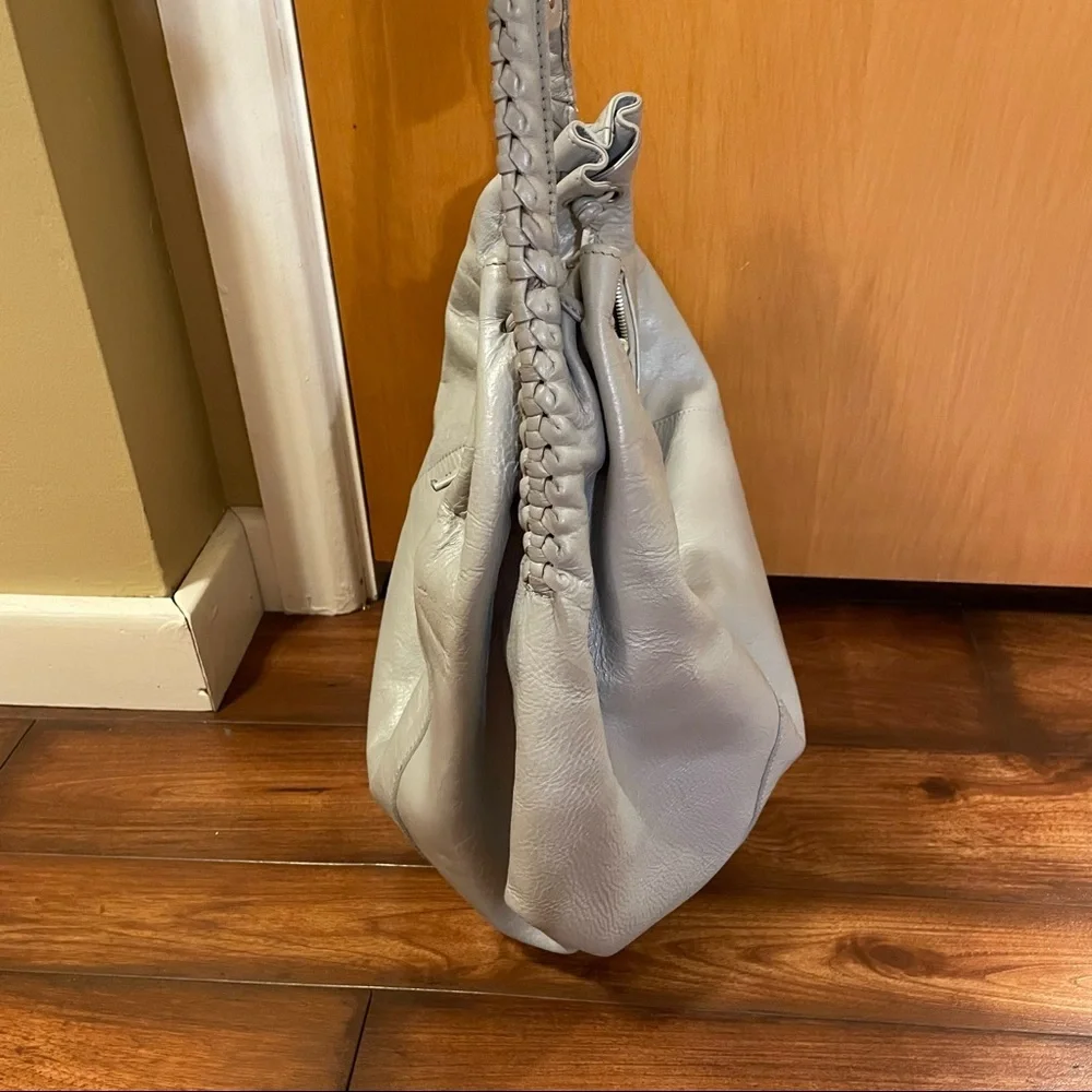 45. Women’s Paolo Masi Gray‎ Leather Hobo Bag